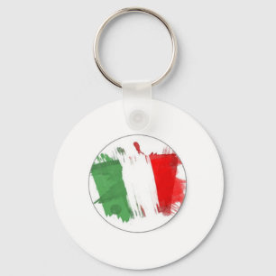 Italienische Mode-Flagge Schlüsselanhänger