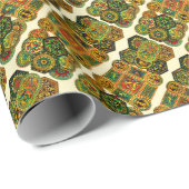 Italienische Motive aus der Renaissance Geschenkpapier (Rolleneckpunkt)