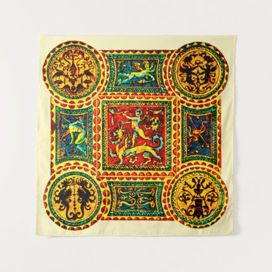 Italienische Motive aus der Renaissance Wandteppich (Vorderseite)