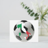 Italienische Nationalmannschaft Postkarte (Stehend Vorderseite)