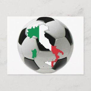 Italienische Nationalmannschaft Postkarte