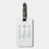 Italienische Nelke 1 Gepäckanhänger (Rückseite vertikal)