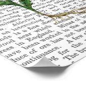 Italienische Nelke 1 Poster (Ecke)