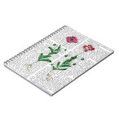 Italienische Nelke 3 Notizblock (Linke Seite)