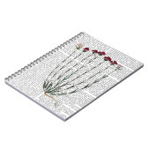 Italienische Nelke 4 Notizblock (Linke Seite)