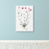 Italienische Nelke 5 Leinwanddruck (Insitu (Holzboden))