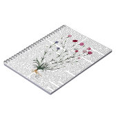 Italienische Nelke 5 Notizblock (Linke Seite)