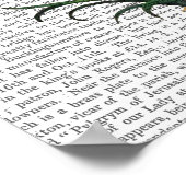 Italienische Nelke 5 Poster (Ecke)