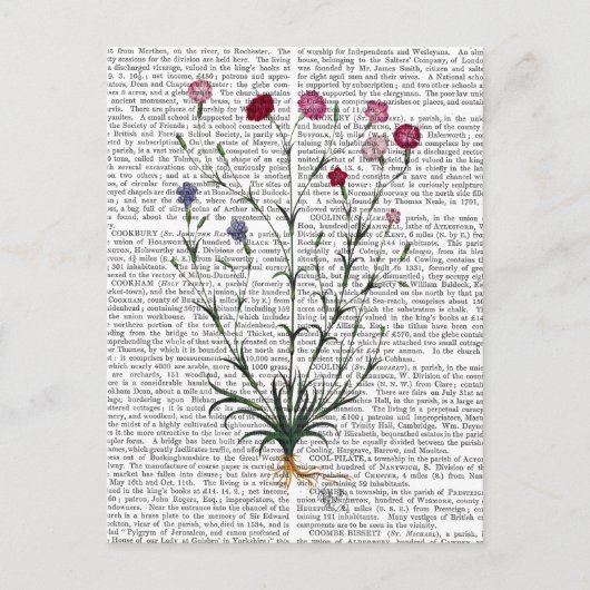 Italienische Nelke 5 Postkarte (Vorderseite)