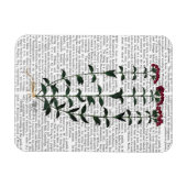 Italienische Nelke 6 Magnet (Horizontal)