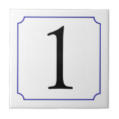 Italienische Nummer Fliese (Vorderseite)