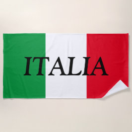 Italienische offizielle Flagge Strandtuch