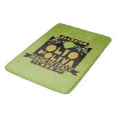 Italienische Ölmauer Kunst Badematte (Schrägansicht)