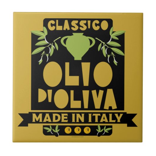 Italienische Ölmauer Kunst Fliese (Vorderseite)