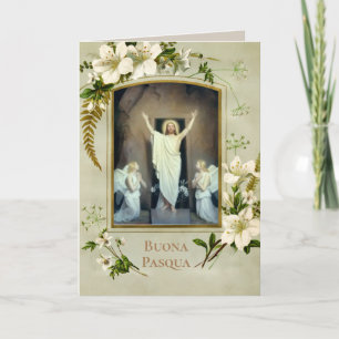 Italienische Ostergrüße Buona Pasqua Feiertagskarte