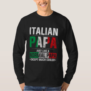 Italienische Papa Happy Vathers Day Prix Italienis T-Shirt