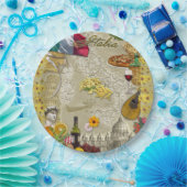 Italienische Papierplatte Pappteller (Party)