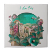 Italienische Papierskulptur Fliese (Vorderseite)