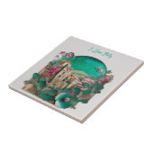 Italienische Papierskulptur Fliese (Seite)