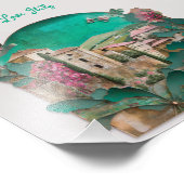 Italienische Papierskulptur Fotodruck (Ecke)