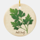 Italienische Parsley Herb Keramikornament (Hinten)