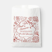 Italienische Pasta Das ist Amore Brautdusche Geschenktütchen (Vorderseite)