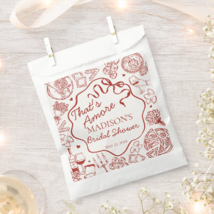 Italienische Pasta Das ist Amore Brautparty Geschenktütchen