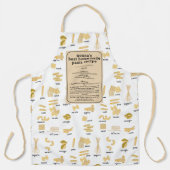 Italienische Pasta Formen & Namen Rezept Nonna Kee Schürze (Vorderseite)