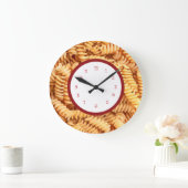 Italienische Pasta Kitchen Wall Große Wanduhr (Zuhause)