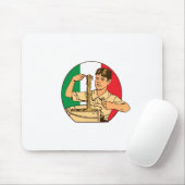 italienische Pasta Mousepad (Mit Mouse)