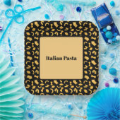 italienische Pasta Pappteller (Party)