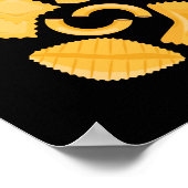 italienische Pasta Poster (Ecke)