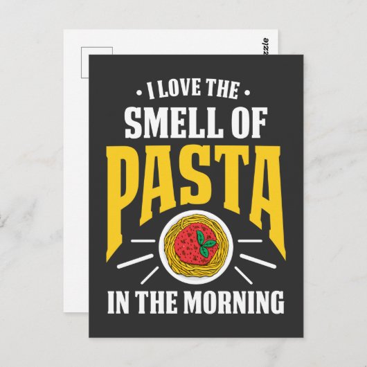 Italienische Pasta Spaghetti Noodles Futter Liebha Postkarte (Vorne/Hinten)