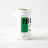 Italienische Paten: Padrino Numero UNO Bierglas (Vorderseite Links)