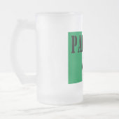 Italienische Paten: Padrino Numero UNO Mattglas Bierglas (Links)