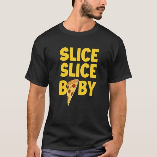 Italienische Pizza Food Slice Slice Pizza T-Shirt (Vorderseite)