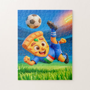 Italienische Pizza führt dramatischen Fußball-Fall Puzzle