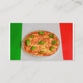 ITALIENISCHE PIZZA-GESCHÄFTSKARTE VISITENKARTE