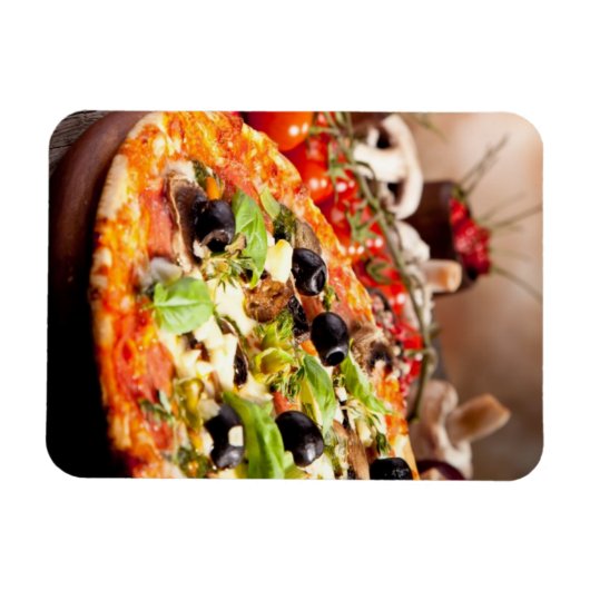 Italienische Pizza Magnet (Horizontal)