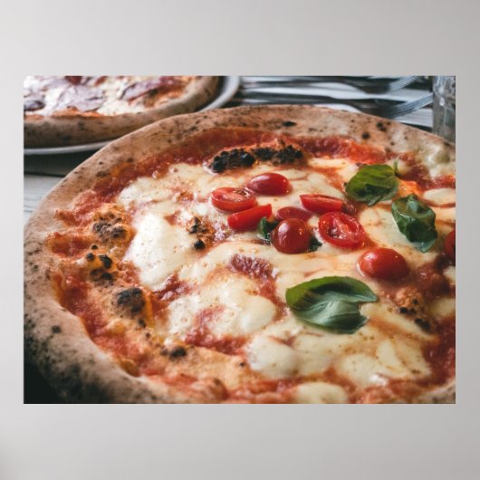 Italienische Pizza Napoletana Poster (Vorne)