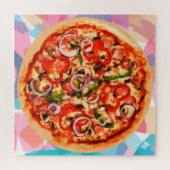 Italienische Pizza Pie Challenging Puzzle (Horizontal)