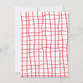 Italienische Pizzeria Party Einladung (Rückseite)