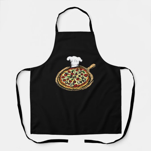 Italienische Pizzeria Pizza Küche oder Restaurant Schürze (Vorderseite)