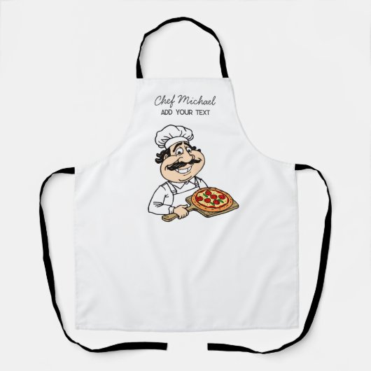 Italienische Pizzeria Pizza Küche oder Restaurant Schürze (Vorderseite)