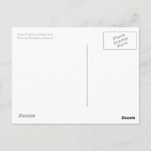 Italienische Postkarte (Rückseite)