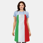 Italienische Pride-Flagge Italiens Schürze (Getragen)