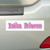 Italienische Prinzessin Autoaufkleber (Auf Auto)