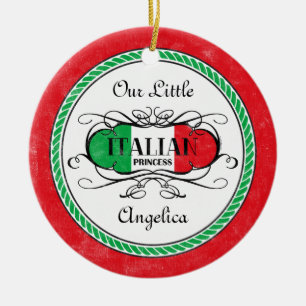 Italienische Prinzessin Foto Ornament