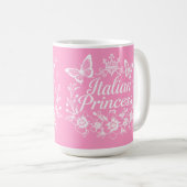Italienische Prinzessin Kaffeetasse (VorderseiteRechts)
