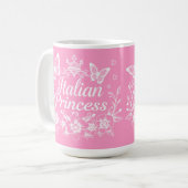 Italienische Prinzessin Kaffeetasse (Vorderseite Links)